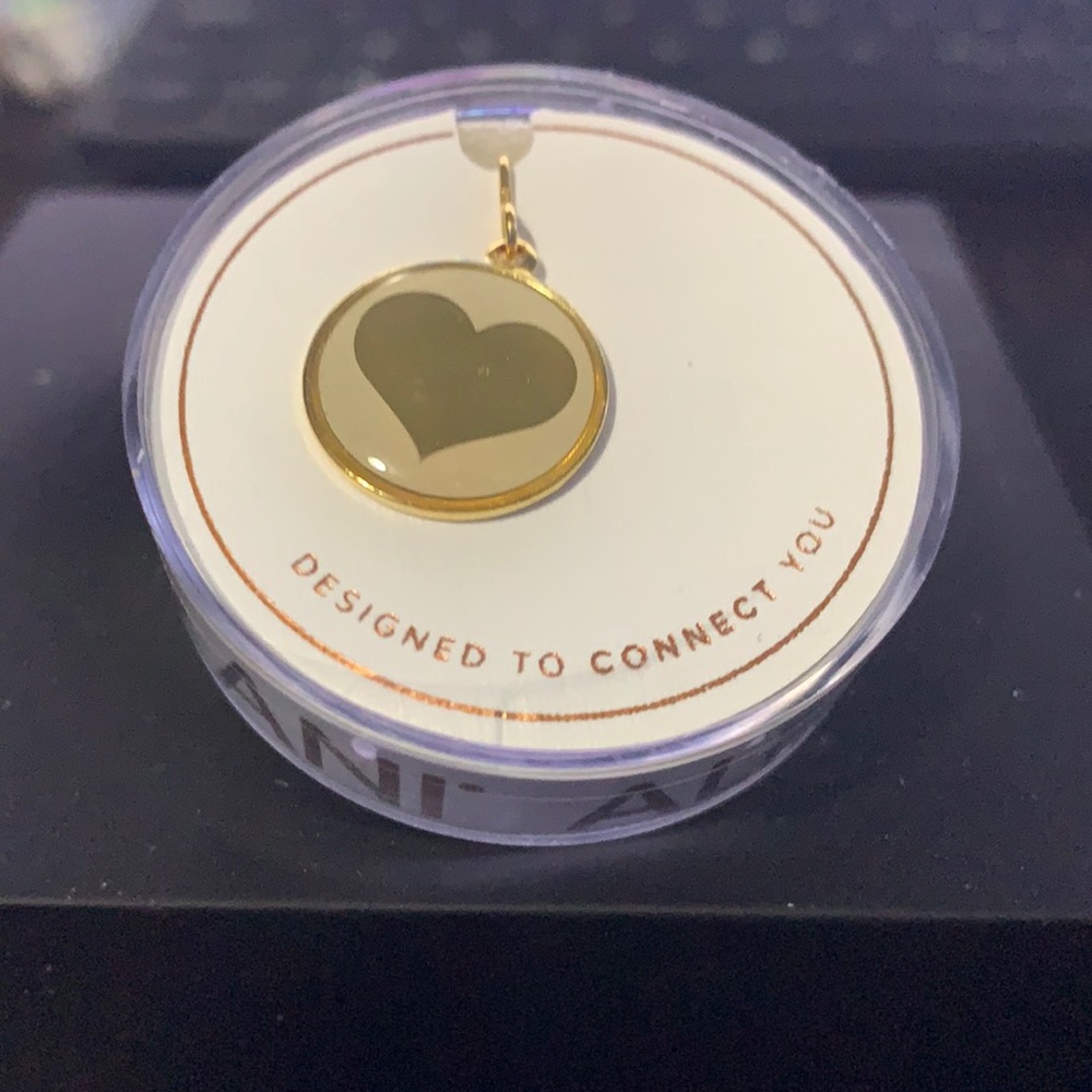 NWT ALEX AND ANI GOLD PLATED HEART CHARM / pendant